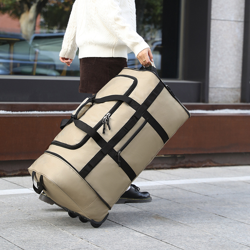 Foldable Rolling Luggage Bag - Tug Bag Large Capacity Luggage Foldable