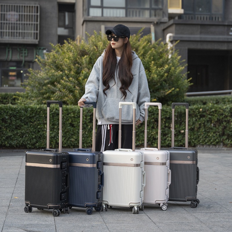 20/22/24/26 Travel Suitcase Tr - Aluminum Frame Carry On Luggage 评论和价格
