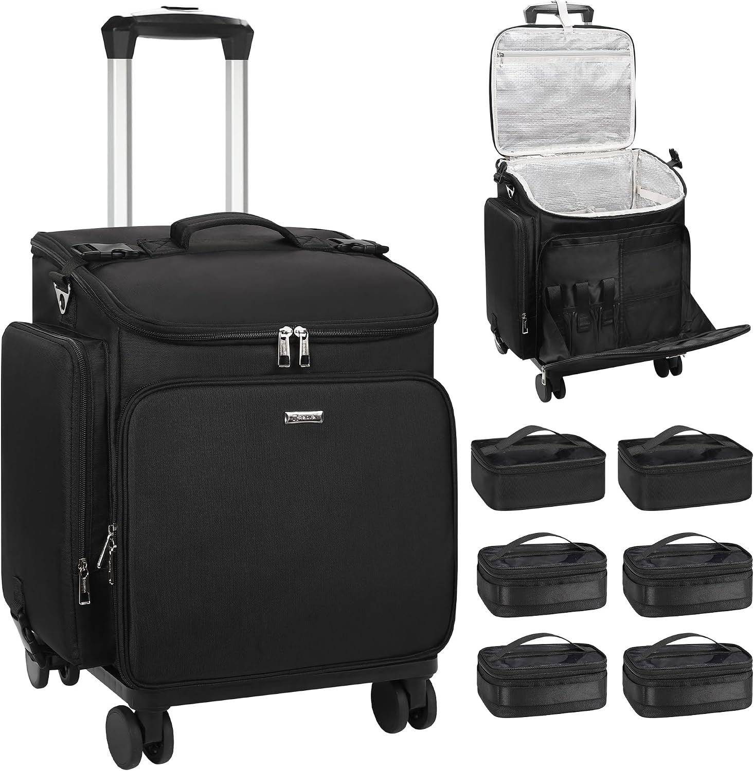 Rolling Makeup Case Hair Tools - Travel Bags 评论和价格