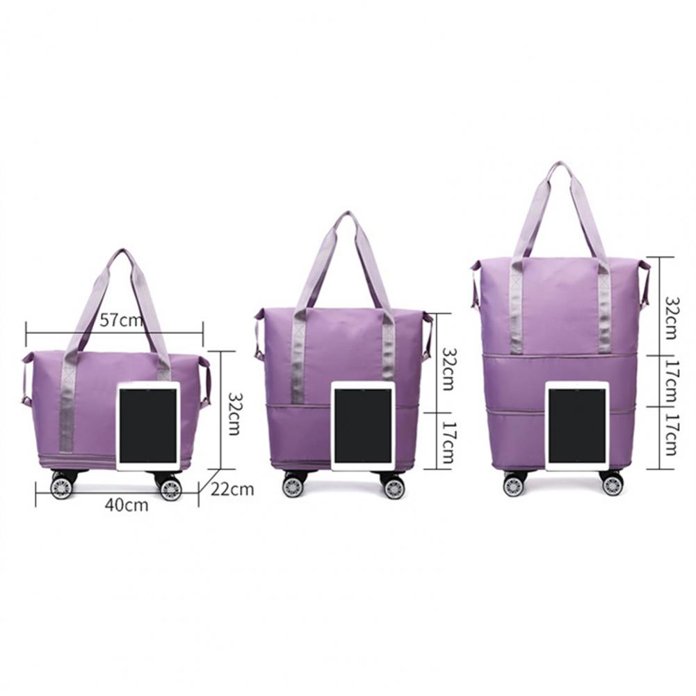 Expandable Travel Bag Expandab - Foldable Rolling Luggage Bag 评论和价格