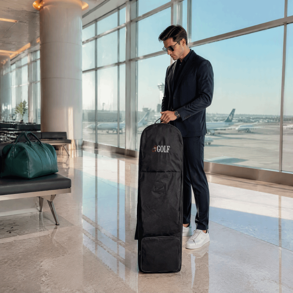Black Golf Travel Bag Foldable - Foldable Rolling Luggage Bag 评论和价格