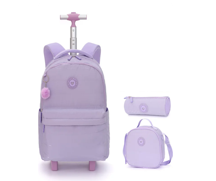 18 inch School Wheeled backpac - Foldable Rolling Luggage Bag 评论和价格