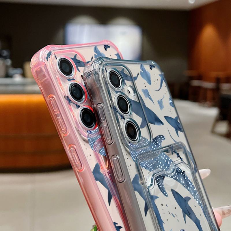 Ocean Shark Whale Phone Case F - Wallets 评论和价格