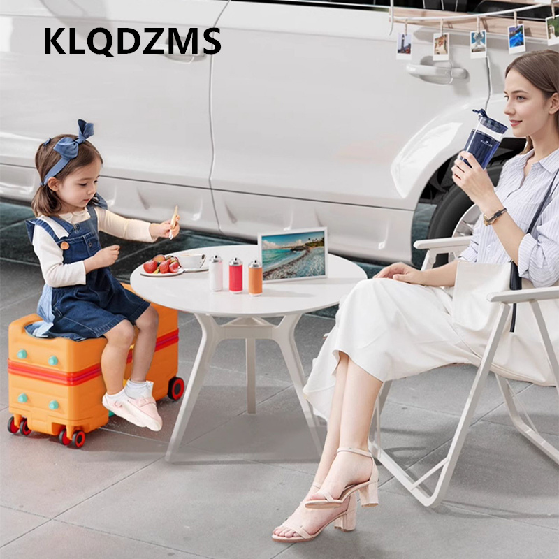 KLQDZMS Sitting and Riding Lug - Spinner Wheel Rolling Suitcase 20 Inch 评论和价格