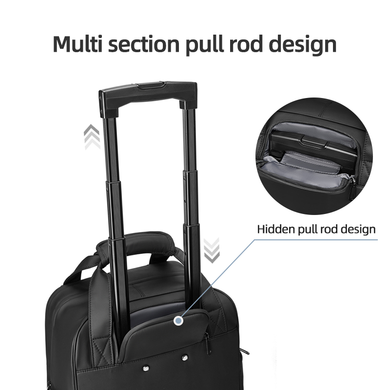 Travel Trolley Business Backpa - Foldable Rolling Luggage Bag 评论和价格