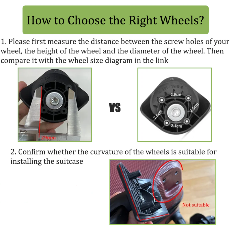 For Samsontie U91 Series Lugga - Silent Replacement Luggage Wheels 评论和价格