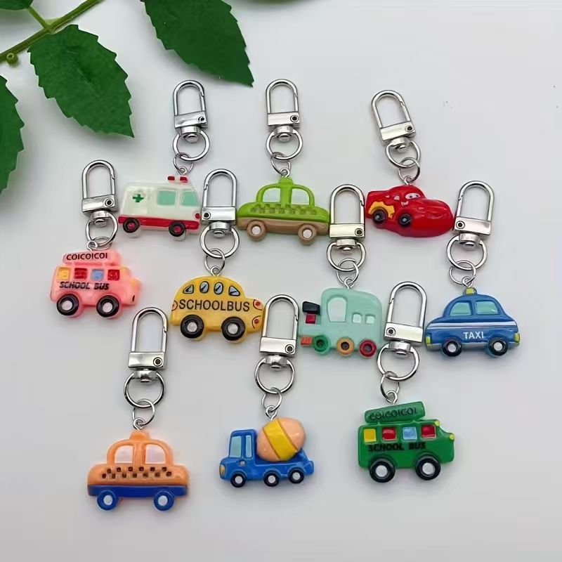 10pcs resin cartoon car keycha - Luggage 评论和价格