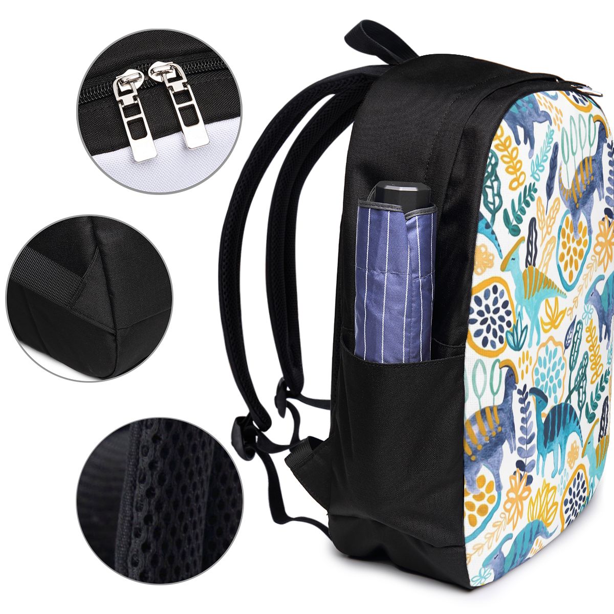 Gouache Parasaurolophuses Back - Travel Bags 评论和价格