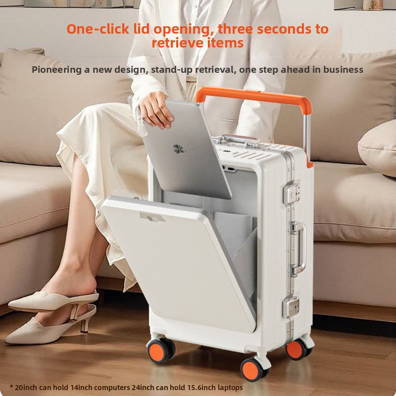 20/24/26 inch Aluminum Frame L - Spinner Wheel Rolling Suitcase 20 Inch 评论和价格