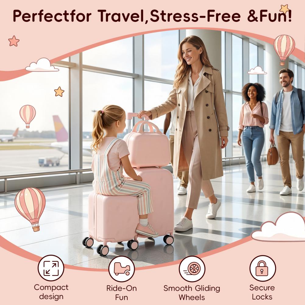 Fun Scooter 20 Inch Kids Ride  - Kids Ride On Suitcase Scooter 评论和价格