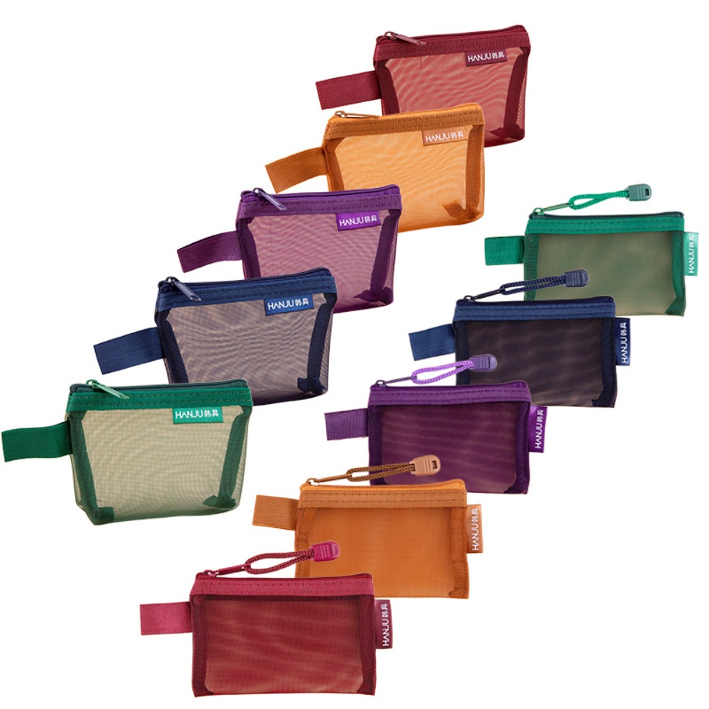 Portable Mesh Fabric Travel Gr - Cosmetic Bags 评论和价格
