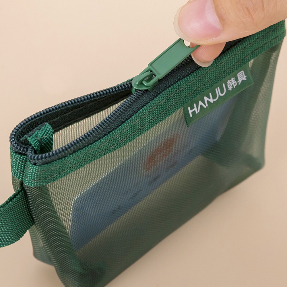 Portable Mesh Fabric Travel Gr - Cosmetic Bags 评论和价格